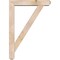 Ekena Millwork Traditional Craftsman Smooth Bracket w/ Offset Brace, Douglas Fir, 5 1/2"W x 28"D x 40"H BKT0604X28X40TRA04SDF - alternate 4